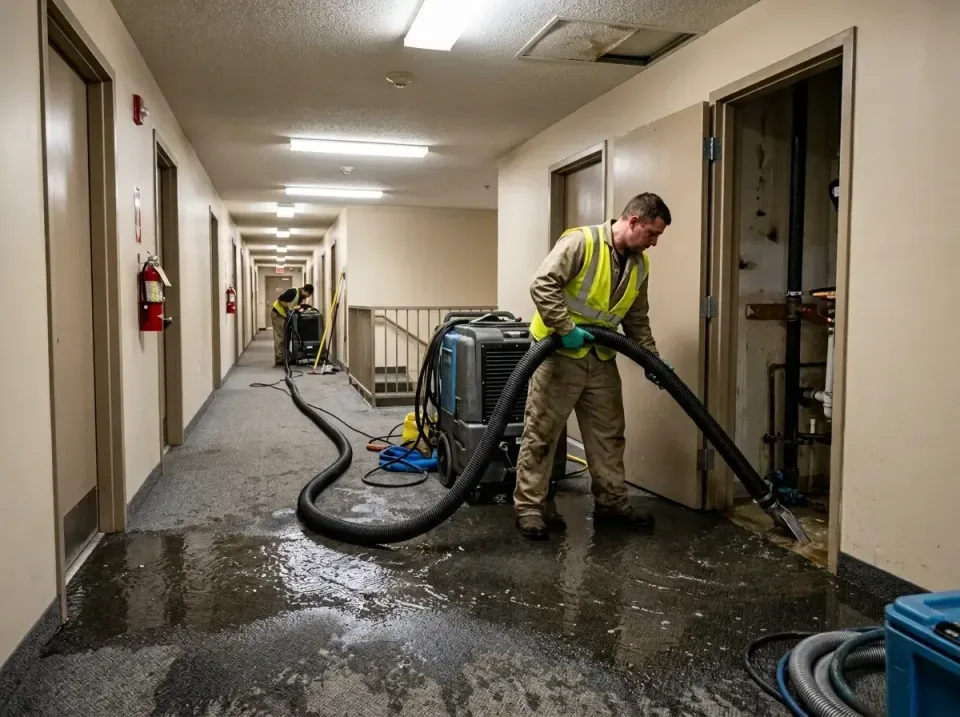 multi-unit-apartment-hallway-f-005 — frequently asked questions, Emergency Burst Pipe Water Extraction & Removal in North Ly…
